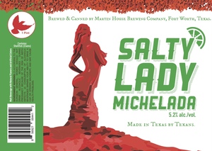 Martin House Brewing Company Salty Lady Michelada