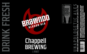Chappell Brewing Brawndo Blonde Ale April 2023