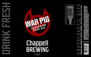 Chappell Brewing War Pig Cascadian Dark Ale