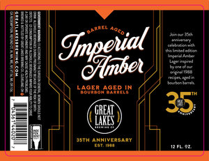 Great Lakes Brewing Co. Barrel Aged Imperial Amber April 2023