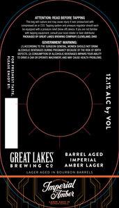 Great Lakes Brewing Co. Barrel Aged Imperial Amber Lager April 2023