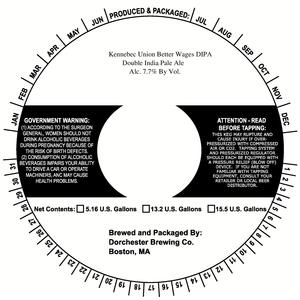 Dorchester Brewing Co. Better Wages Dipa