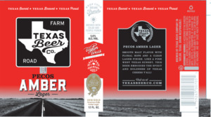 Texas Beer Company Pecos Amber Lager April 2023