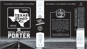 Texas Beer Company Bill Pickett Porter April 2023