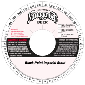 Narragansett Black Point Imperial Stout