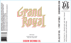 Oxbow Grand Royal April 2023