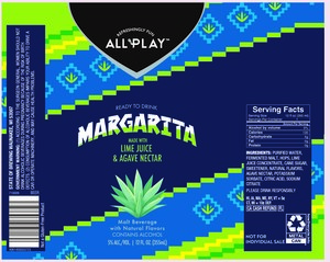 State Of Brewing All Play Margarita April 2023