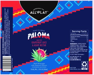 State Of Brewing All Play Paloma April 2023