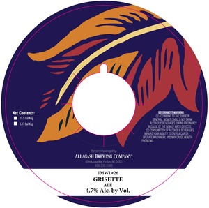 Allagash Brewing Company Grisette April 2023