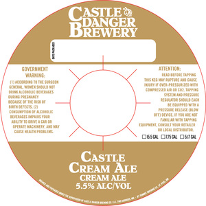 Castle Danger Brewery Castle Cream Ale April 2023