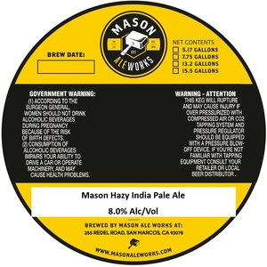 Mason Ale Works Mason Hazy India Pale Ale