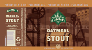 Summit Brewing Co. Oatmeal Stout April 2023