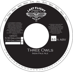 Three Owls India Pale Ale April 2023