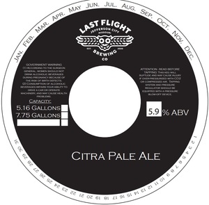 Citra Pale Ale April 2023