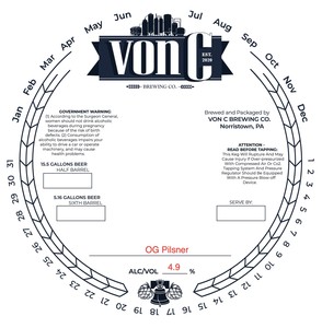 Vonc Brewing Co. Og Pilsner April 2023