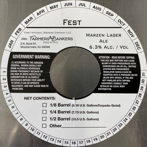 Farmers & Bankers Brewing Fest, Marzen Lager Ale