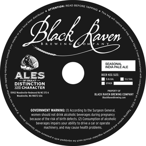 Black Raven Seasonal India Pale Ale
