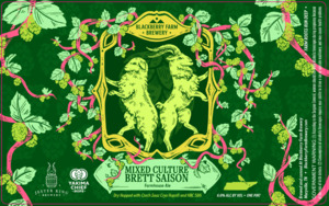 Blackberry Farm Brewery Mixed Culture Brett Saison April 2023