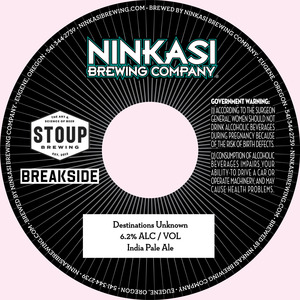 Ninkasi Brewing Company Destination Unknown