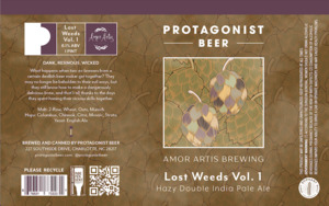 Protagonist Beer Lost Weeds Vol. 1