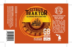 Greenbush Brewing Co Citrus Traktor