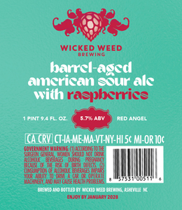 Wicked Weed Brewing Red Angel