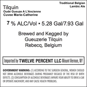 Tilquin Oude Gueuze A L'ancienne Cuvee Marie-catherine