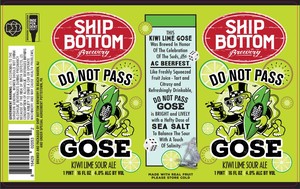 Ship Bottom Brewery Do Not Pass Gose