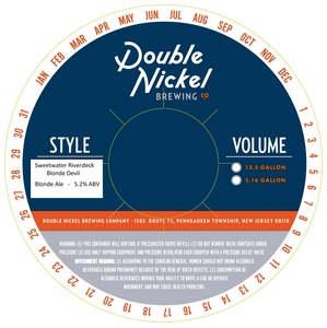 Double Nickel Brewing Co Sweetwater Riverdeck Blonde Devil