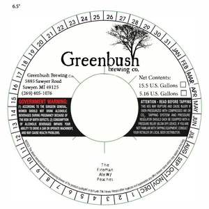 Greenbush Brewing Co The Fireman - Ale With Peaches