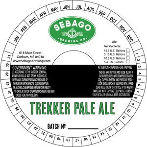 Sebago Brewing Co Trekker Pale Ale