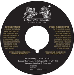 Firestone Walker Brewing Company Billiard Money