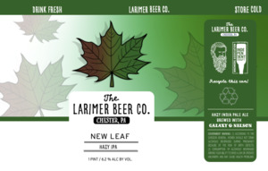 The Larimer Beer Co. New Leaf IPA May 2023