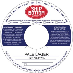 Ship Bottom Brewery Pale Lager April 2023