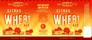 Martin City Citrus Wheat Ale April 2023