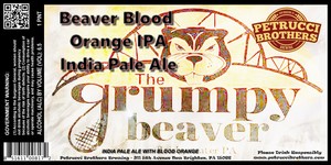 Petrucci Brothers Brewing Beaver Blood Orange IPA