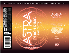 Astra Peach Ring Hard Seltzer