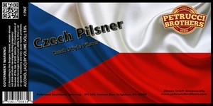 Petrucci Brothers Brewing Czech Pilsner