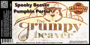 Petrucci Brothers Brewing Spooky Beaver Pumpkin Porter