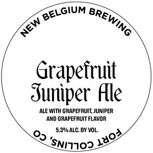New Belgium Brewing Grapefruit Juniper Ale