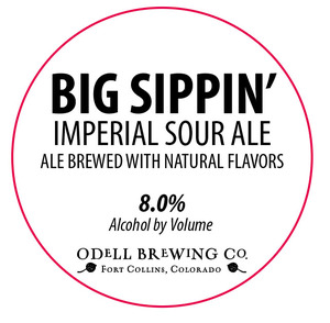 Odell Brewing Co. Big Sippin'