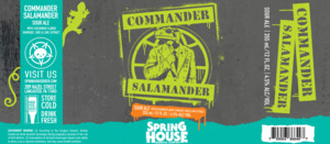 Spring House Brewing Company Commander Salamander May 2023