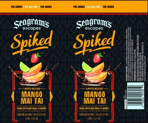 Seagram's Escapes Spiked Mango Mai Tai