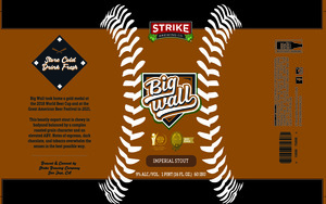 Strike Brewing Company Big Wall Stout