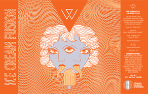 Woven Water Brewing Company Peach Orange Pop Ice Cream Fusion April 2023