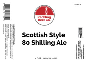Redding Beer Company Scottish Style 80 Shilling Ale