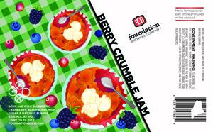 Foundation Brewing Company Berry Crumble Jam