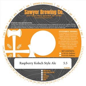 Sawyer Brewing Co Raspberry Kolsch Style Ale