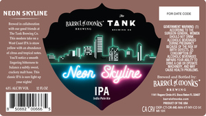 Barrel Of Monks Brewing Neon Skyline