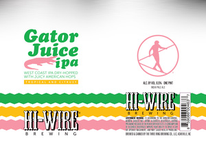 Hi-wire Brewing Gator Juice IPA